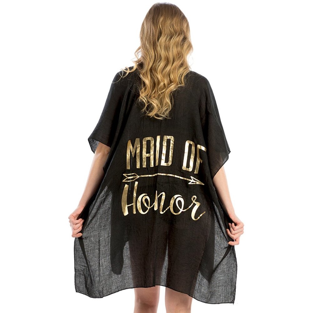 LOF MAID OF HONOR lettering cover up